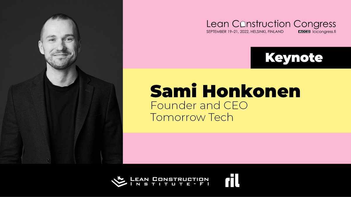 RT @RILInsinoorit: #Lean #Construction Congress 2022 ohjelma on julkistettu ja löytyy nyt verkkosivuilta https://t.co/0VFxqwYPEJ...